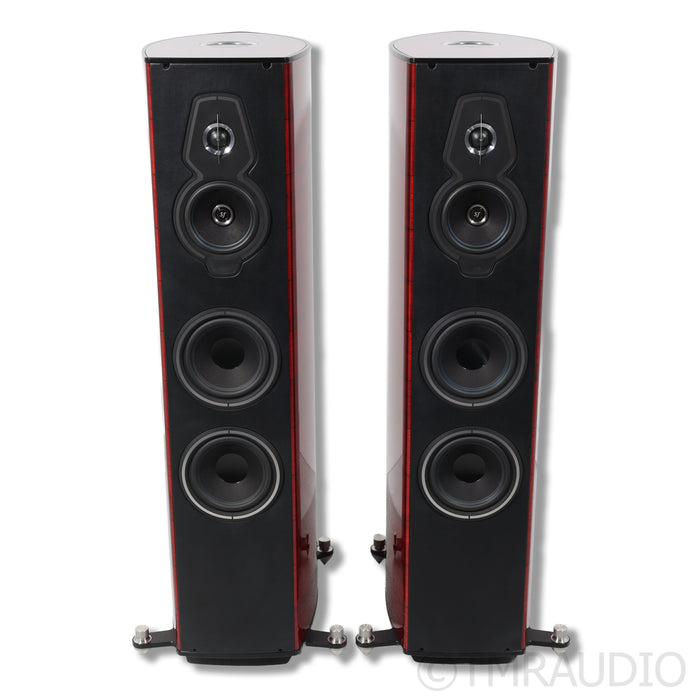 Sonus Faber Serafino Tradition G1 Floorstanding Speakers; Red Lacquer