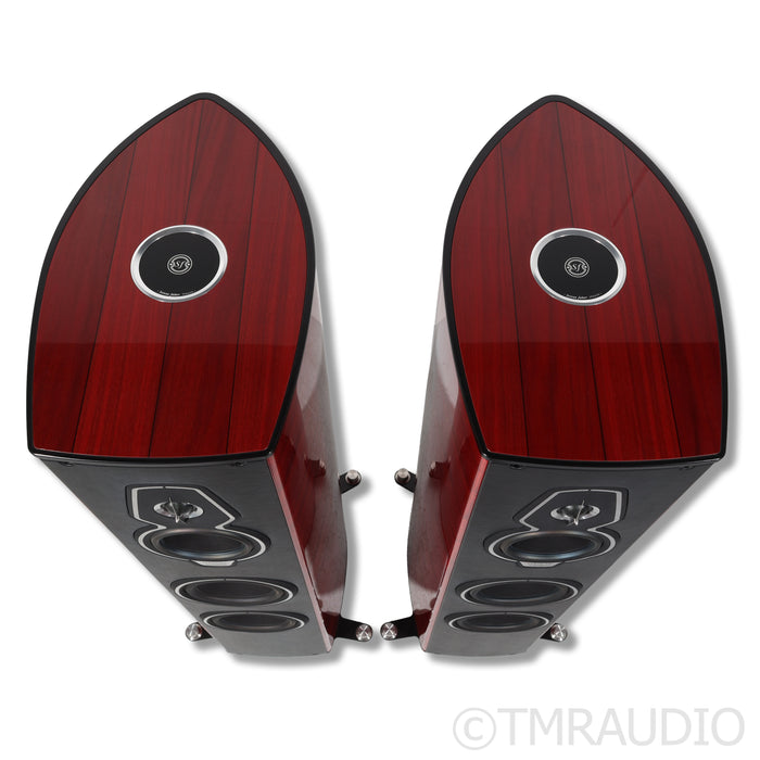 Sonus Faber Serafino Tradition G1 Floorstanding Speakers; Red Lacquer