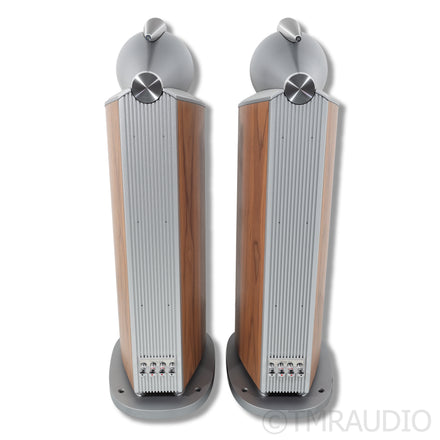 B&W Nautilus 800 Floorstanding Speakers; Red Cherry Pair (Missing B&W Nautilus 800 Floorstanding Speakers; Red Cherry Pair (Missing