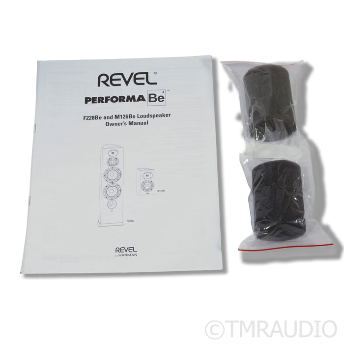 Revel Performa M126Be Bookshelf Speakers; Gloss Walnut Pair