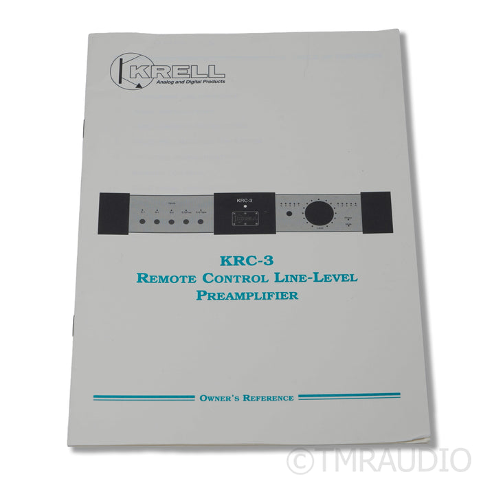 Krell KRC-3 Preamplifier