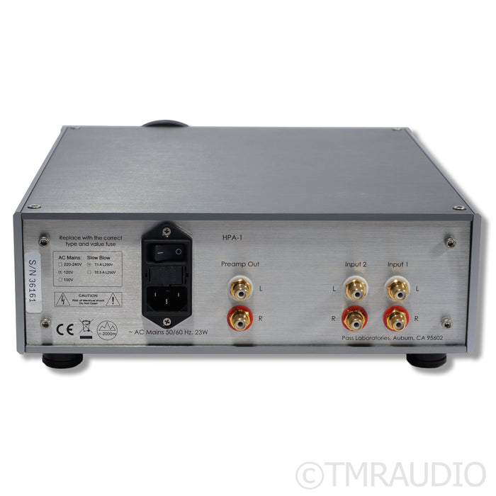 Pass Labs HPA-1 Headphone Amplifier