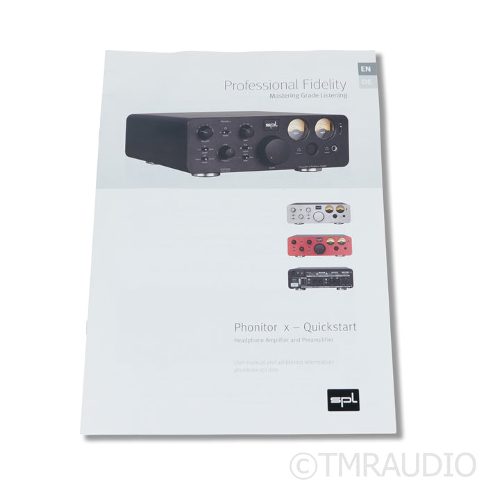 SPL Phonitor X Headphone Amplifier; DAC; Preamplifier