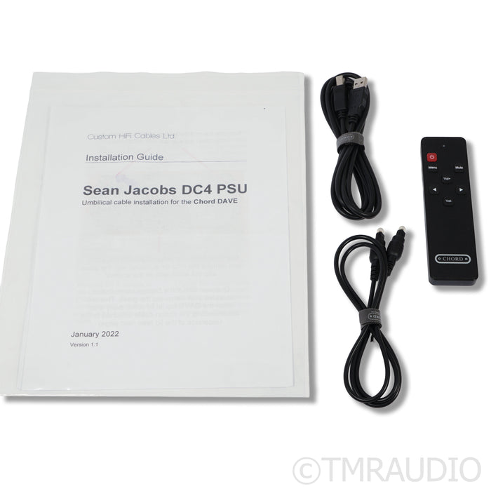 Chord Electronics DAVE Headphone Amplifier & DAC w/Sean Jacobs DC4 Power Supply