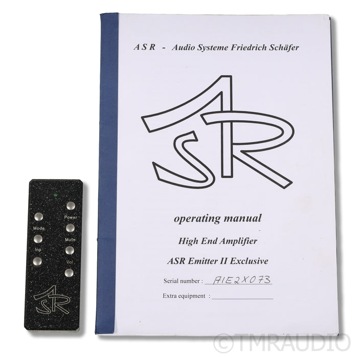 ASR Emitter II Exclusive Version Blue Integrated Amplifier w/ Battery PSU