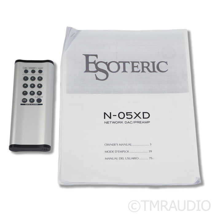 Esoteric Audio N-05XD Network DAC / Preamplifier; D/A Converter