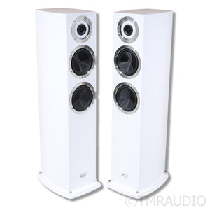 Cabasse Murano Alto Floorstanding Speakers; Glossy White Pair