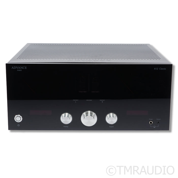 Advanced Paris A12 Classic Hybrid Integrated Amplifier w/Built-In DAC & Phono