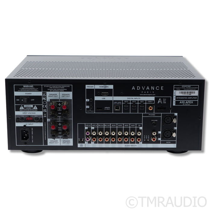 Advance Paris A10 APEX Hybrid Integrated Amplifier w/Built-In DAC & MM Phono