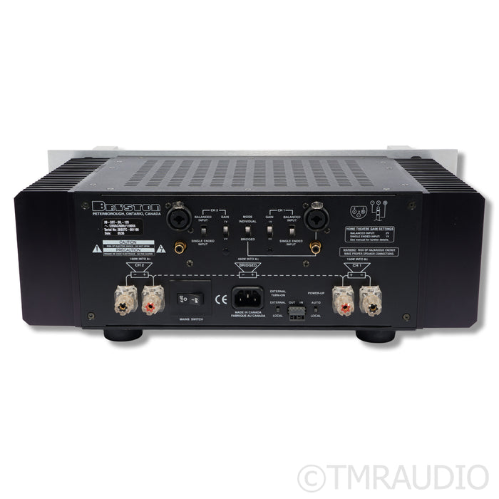 Bryston 3B SST Dual Mono Power Amplifier; Silver