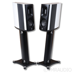Borresen  C1 Bookshelf Speakers w/ Stands; White