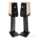 YG Acoustics Cairn Bookshelf Speakers w/ Stands; Oak