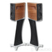 Borresen 01 Bookshelf Speaker Pair w/Stands; Walnut