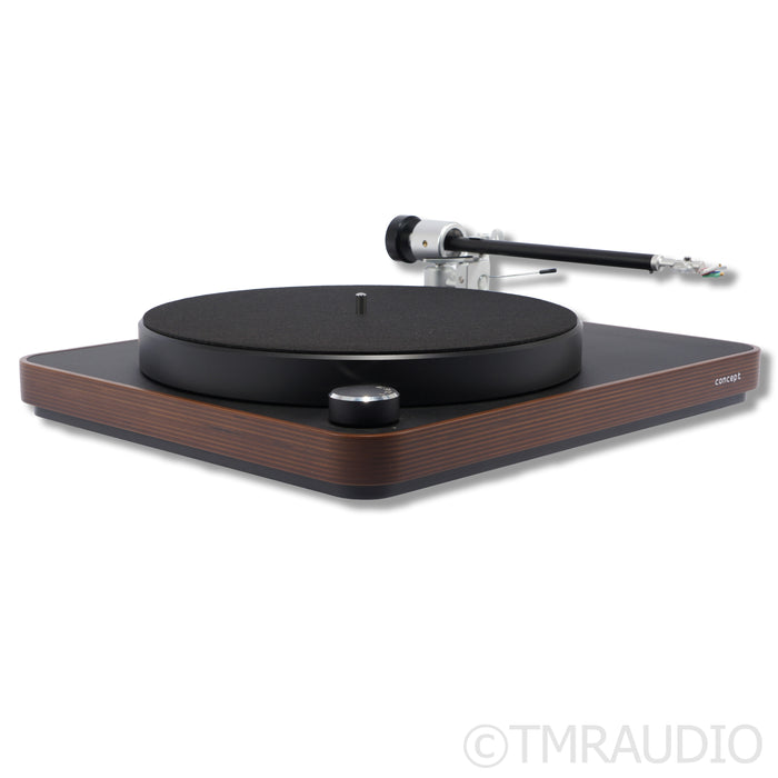 Clearaudio Concept Wood Belt-Drive Turntable; Satisfy Kardan 9" (No Cartridge)