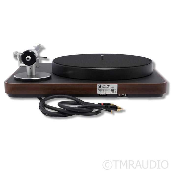 Clearaudio Concept Wood Belt-Drive Turntable; Satisfy Kardan 9" (No Cartridge)