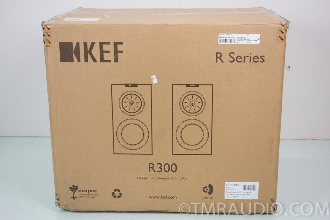 Kef R300 Bookshelf Speakers in Factory Box