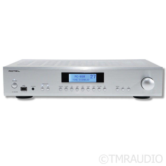 Rotel A14 MKII Integrated Amplifier w/Built-In DAC/MM Phono/Bluetooth (Mint)