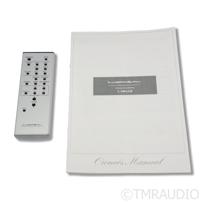 Luxman L-590AXII Class-A Integrated Amplifier w/ MM & MC Phono