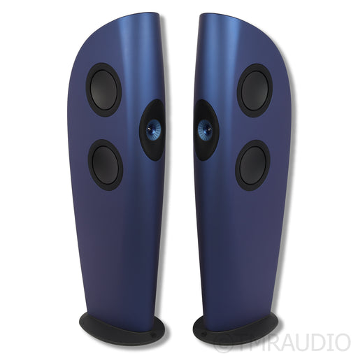KEF R300 Bookshelf Speakers; Reference 300; Black Pair — The Music