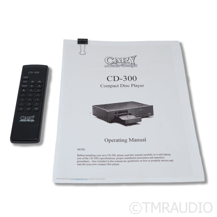Cary Audio Design CD-300 Tube CD Player