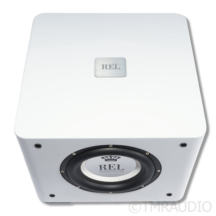 REL Acoustics T/7x 8" Subwoofer; Piano White