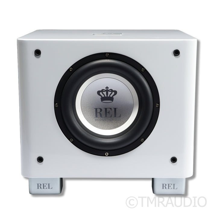 REL Acoustics T/7x 8" Subwoofer; Piano White