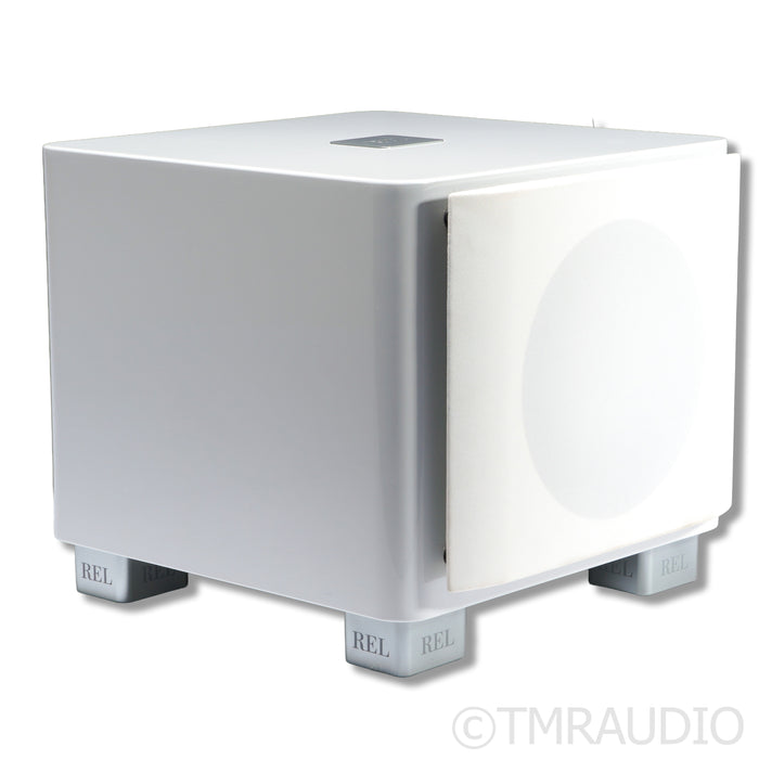 REL Acoustics T/7x 8" Subwoofer; Piano White