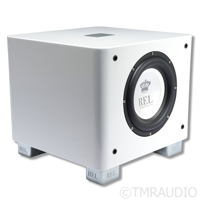 REL Acoustics T/7x 8" Subwoofer; Piano White