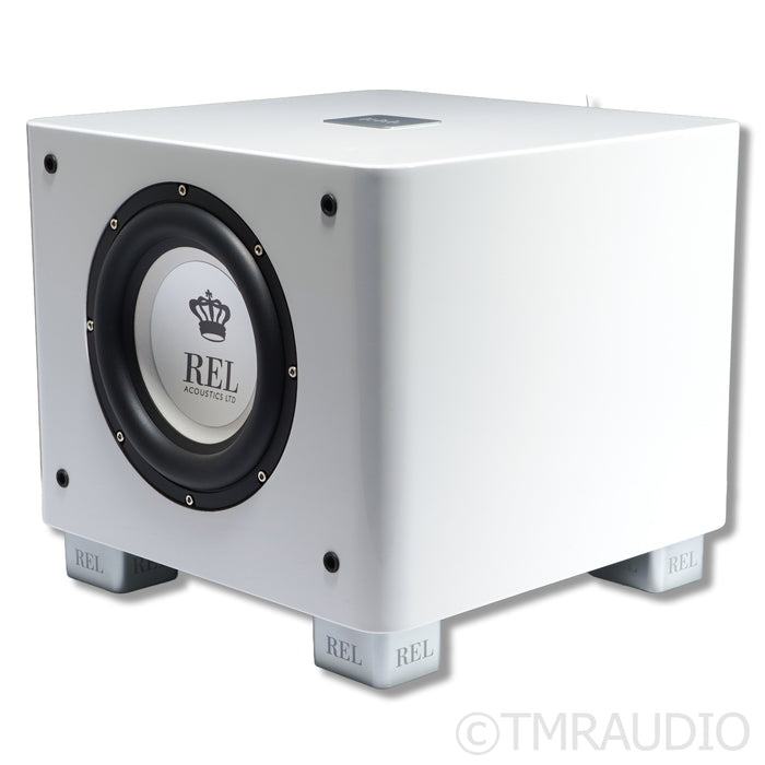 REL Acoustics T/7x 8" Subwoofer; Piano White