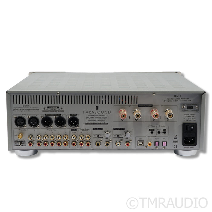 Parasound Halo HINT 6 Integrated Amplifier w/ Built-In DAC & MC/MM Phono