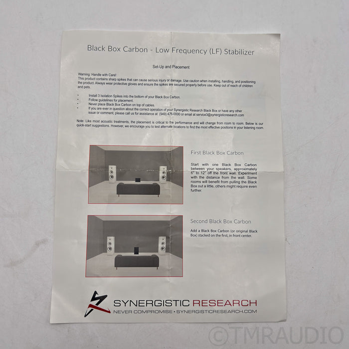 Synergistic Research Black Box Carbon