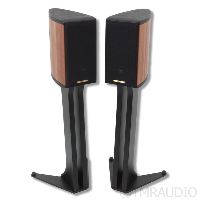 Sonus Faber Liuto Monitor Bookshelf Speakers w/ Stands: Walnut