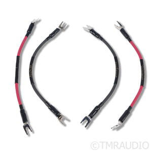 Audience Au24 SX Bi-Wire Jumpers; 6" Pair; Spade - Spade (Open Box)