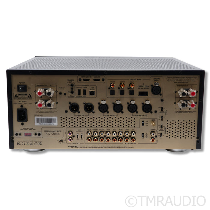 Advance Paris A12 Classic Integrated Amplifier w/ Built-In DAC & MM/MC Phono