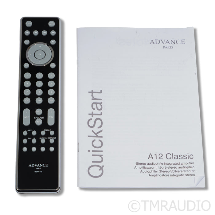 Advance Paris A12 Classic Integrated Amplifier w/ Built-In DAC & MM/MC Phono