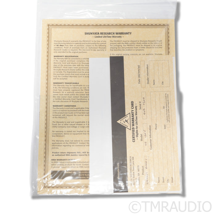 Shunyata Research Everest 8000 AC Power Line Conditioner