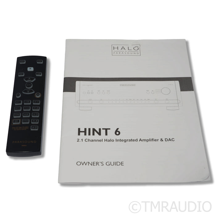 Parasound Halo HINT 6 Integrated Amplifier; MM / MC Phono