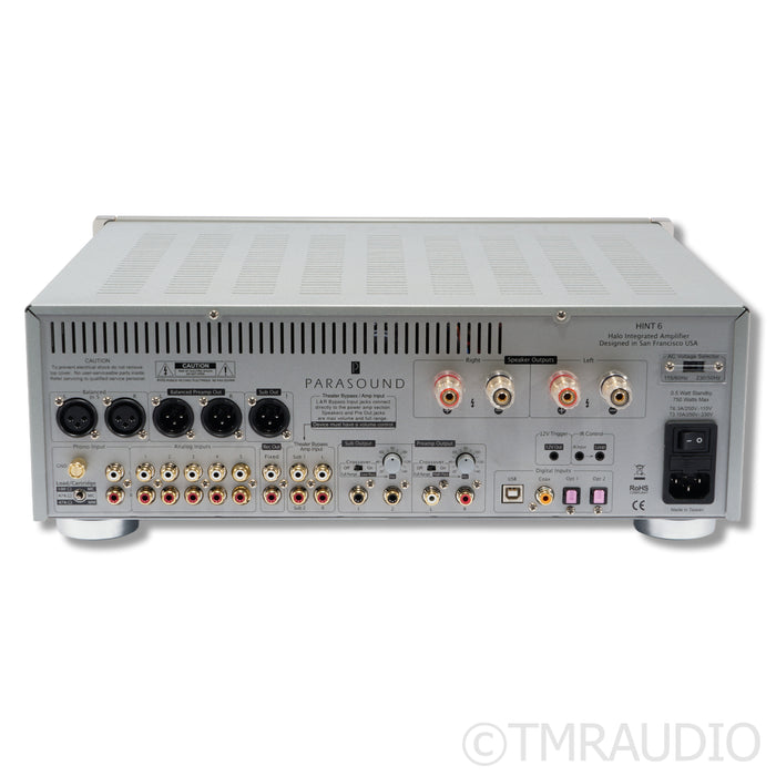 Parasound Halo HINT 6 Integrated Amplifier; MM / MC Phono