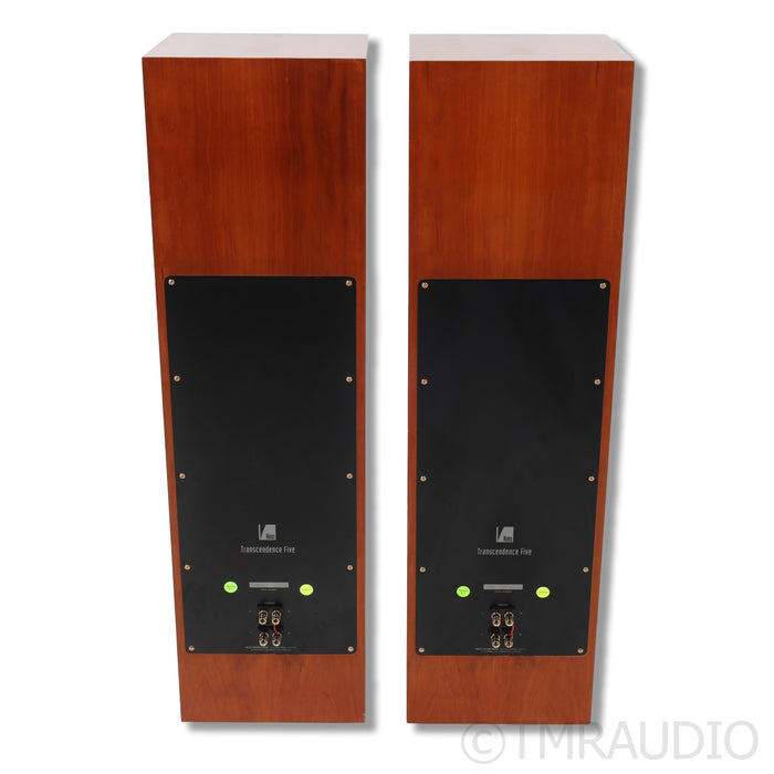 Hales Transcendence Five Floorstanding Speakers; Cherry