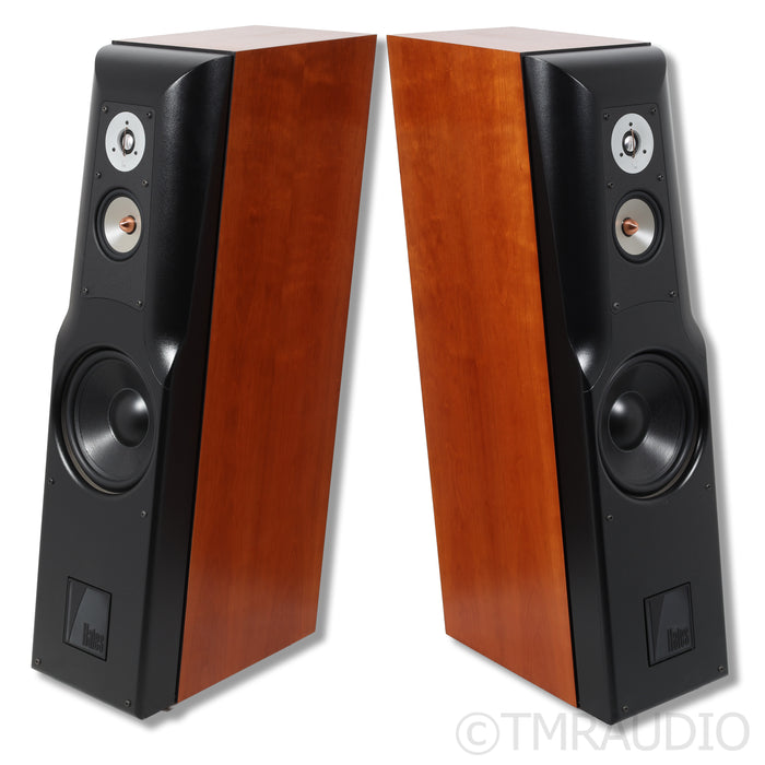 Hales Transcendence Five Floorstanding Speakers; Cherry