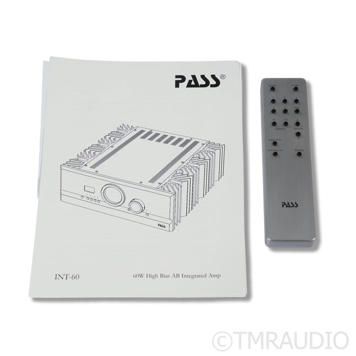 Pass Labs INT-60 Integrated Amplifier