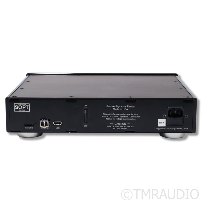 Sonore Signature Rendu SE optical Tier II Network Streamer