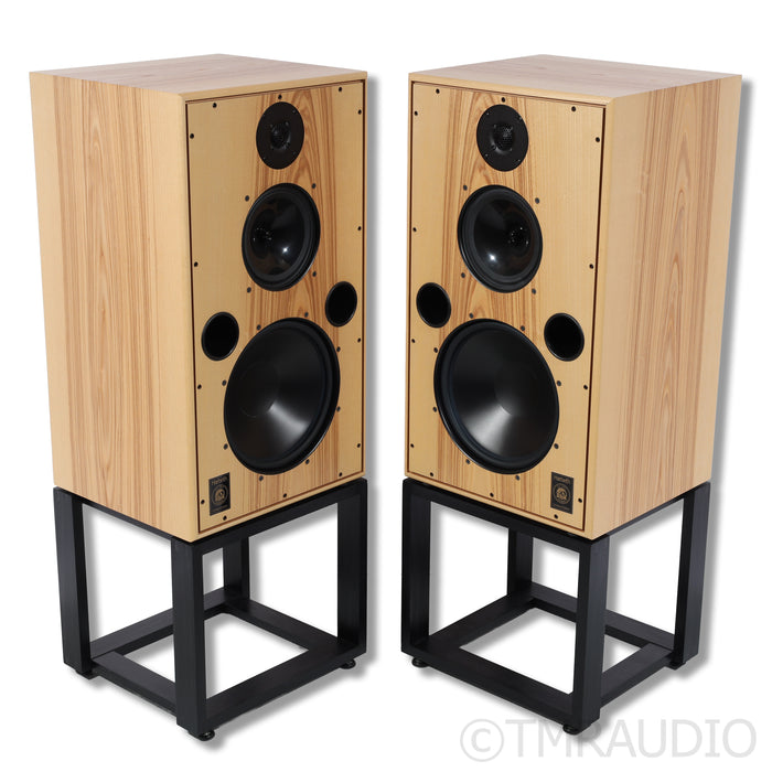 Harbeth 40.2 40th Anniversary Edition Speakers w/ Stands; Olive