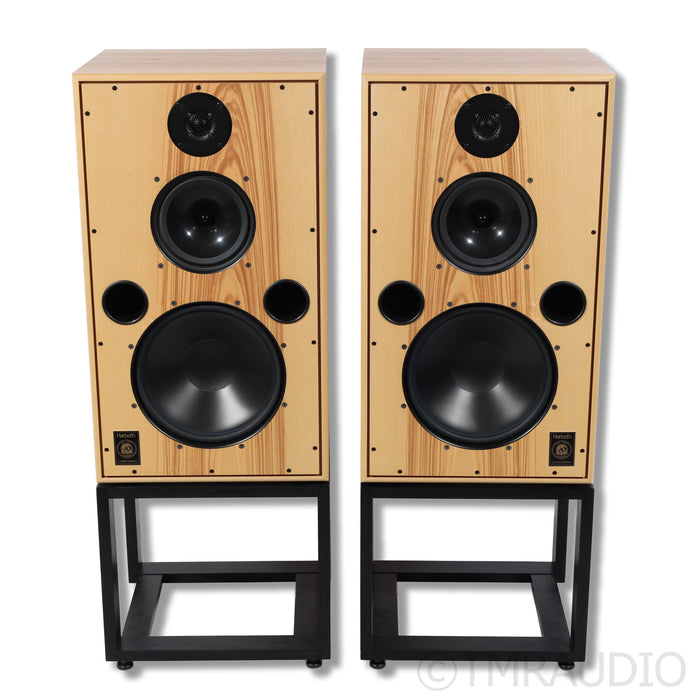 Harbeth 40.2 40th Anniversary Edition Speakers w/ Stands; Olive