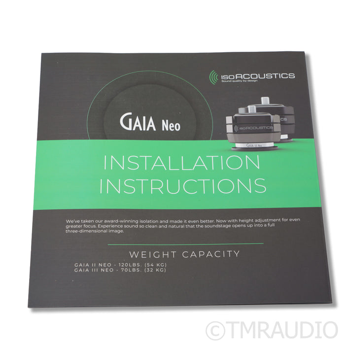 IsoAcoustics Gaia III Neo Isolators; Set of 4