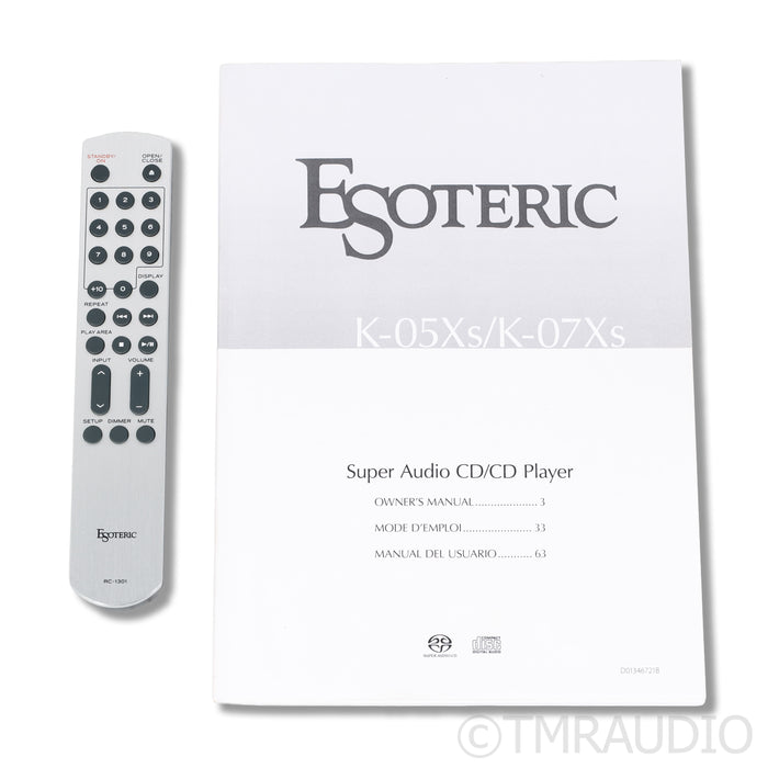 Esoteric Audio K-05Xs SACD / CD Player / DAC