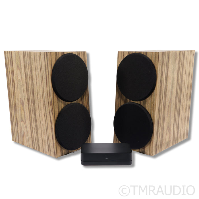 Buchardt Audio A500 SE Wireless Powered Bookshelf Speakers;  Light Palisander