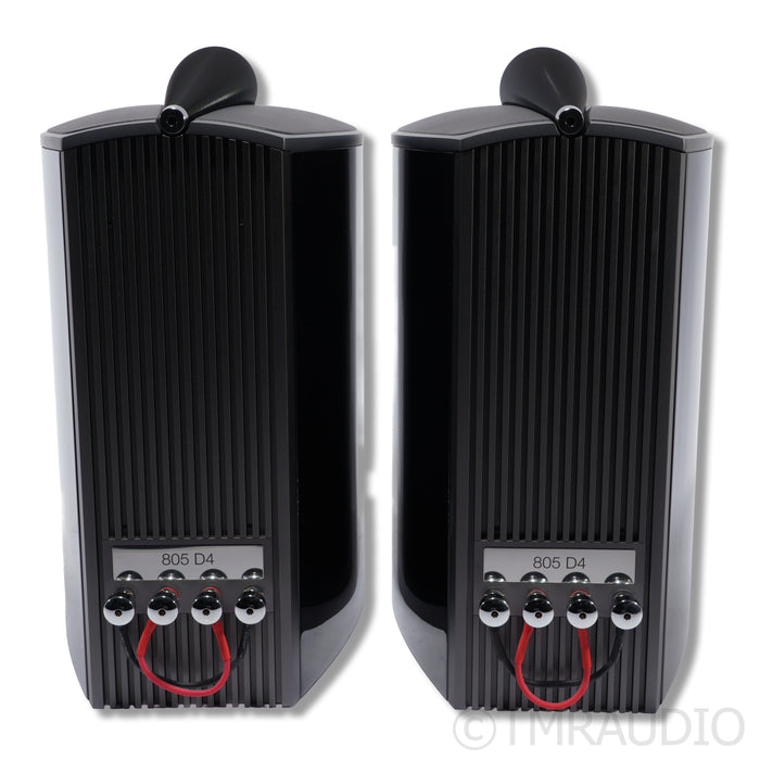 Bowers & Wilkins 805 D4 Bookshelf Speakers; Gloss Black