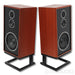 KLH Model Five Bookshelf Speakers w/ Stands; Mahogany