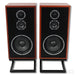 KLH Model Five Bookshelf Speakers w/ Stands; Mahogany